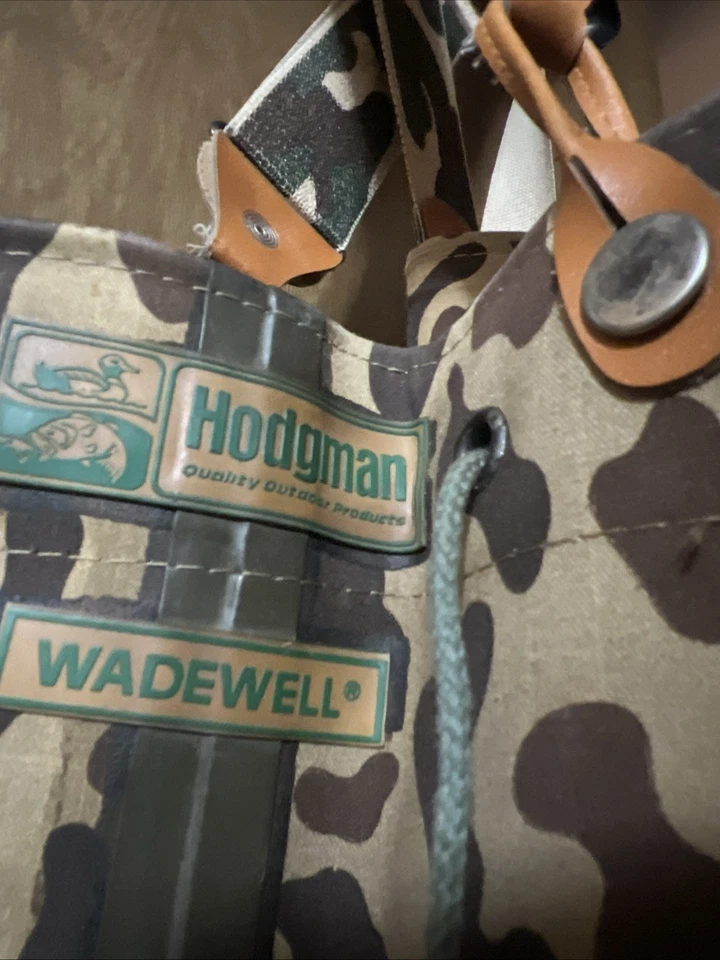 "Bota Hoffman para Hombres Vadeadores Camuflada Tirantes Cinturón Talla Grande 11 - Pecho 50""" Foto 3 de 4