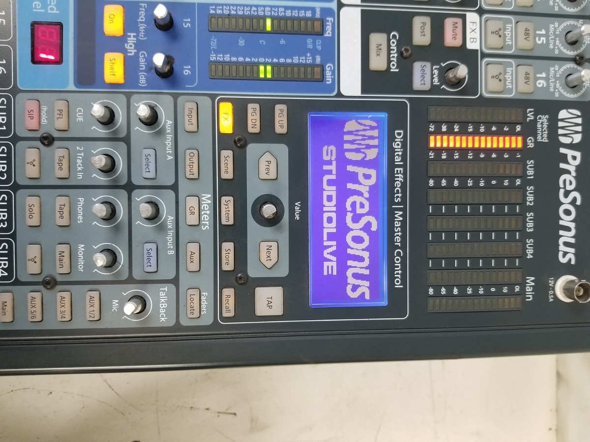 PreSonus デジタルミキサー StudioLive 16.4.2 ケース付 Presonus StudioLive 16.4.2 AI ⋆ CUE Sale