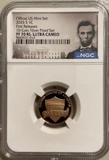 2025 S LINCOLN CENT Proof NGC PF 70 Ultra Cameo FIRST RELEASES PORTRAIT LABEL