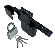 Heavy-Duty Shipping Container Door Bar Lock – Padlock Protected