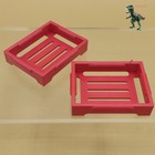 Playmobil X2 boîte-marché-fruits-légumes-stockage-munitions-transport