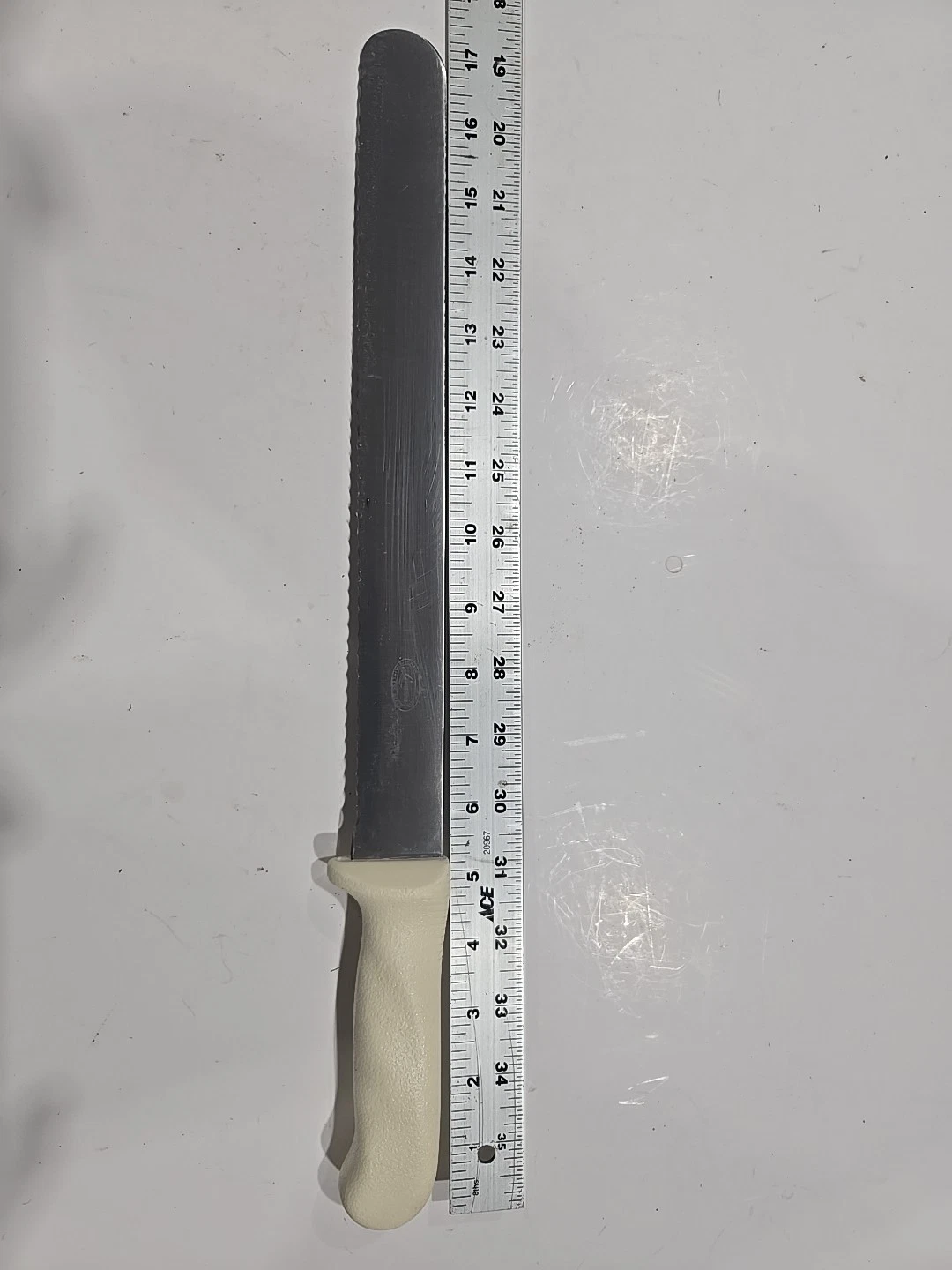 Lamson Stainless Steel Buckelew's 19" Craving Knife Serrated Blade