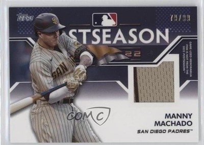 2023 Topps Series 1 Postseason Performance Relics 79/99 Manny Machado 12wz