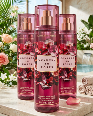[BUY 3 GET 1 FREE] Bath & Body Works COVERED IN ROSES Fine Fragrance Mist