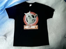 Vintage Helmet Band Black Shirt Unisex Concert S to 5XL DO408