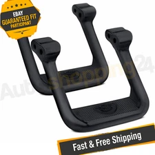 Carr 104501 Hoop II Black Aluminum Steps