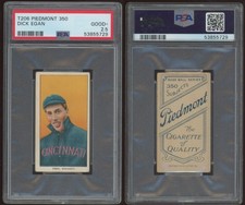 Dick Egan- Cincinnati Reds - T206 Piedmont 350 - PSA 2.5 - Portrait
