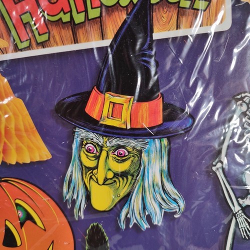 Nuevo de Lote Antiguo Beistle Halloween Decorama Decoraciones 8 Piezas Papel Troquelado NUEVO SELLADO - Imagen 5 de 11