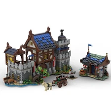 Compatible 3033 Medieval Castle Gate Alternate Build for Set 21325 & 31120