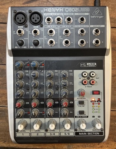Behringer Xenyx 802 Mixing Console, 8 Channel - Black - Picture 2 of 8