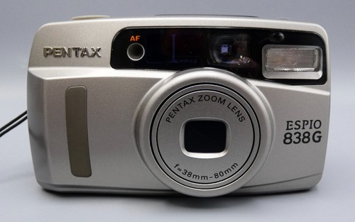 Pentax Espio 838G analoge Kleinbildkamera – neu (Box geöffnet) mit Tasche & Handbuch - Bild 8 von 19