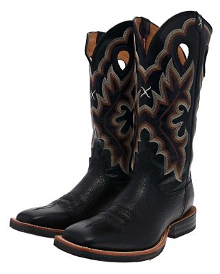 Twisted X Boots Stiefel 1963 Schwarz Herren Westernreitstiefel