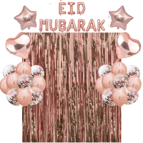 Eid Mubarak Foil Balloons Umrah Ramadan Islamic Religion Baloons Chand Raat Moon - Picture 21 of 37