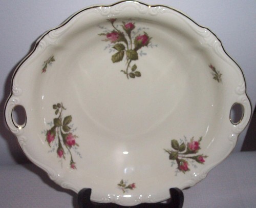 ROSENTHAL Pompadour Moosrose Servierschale Griffe 10" Germany Elfenbein Set - Bild 1 von 3