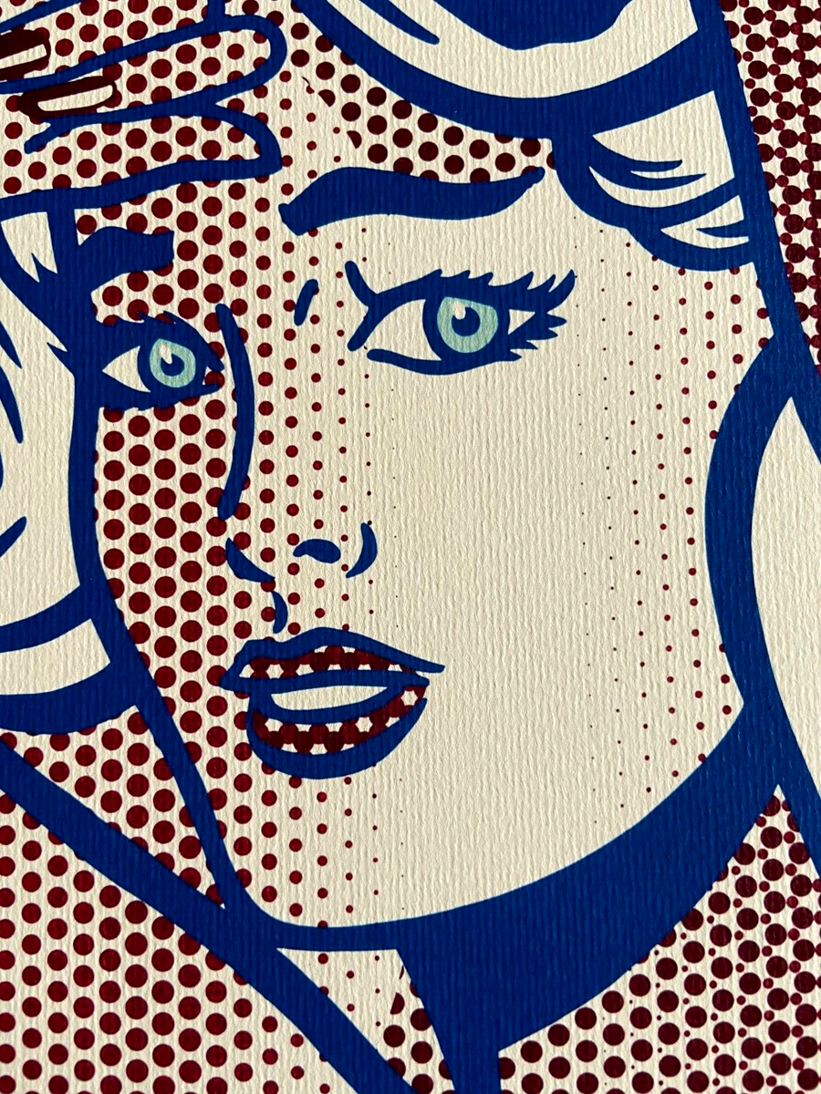 Lithographie Originale Roy Lichtenstein - Signée Main 1981 - Avec Certificat