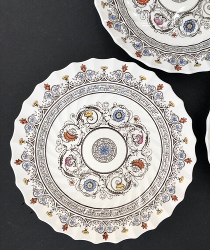 Lote de 3 Platos de Almuerzo Ensalada Inglaterra Patrón Florencia Spode Copeland Vintage 8" - Imagen 3 de 23