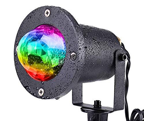 Wasserwelle Lichter Projektor Außen Wasserdicht LED Welligkeit Garten RGBW 10 Farben - Bild 4 von 7