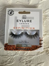 EYLURE LONDON Definition No. 126 Full  Bold Faux Eyelashes W/ Adhesive NEW