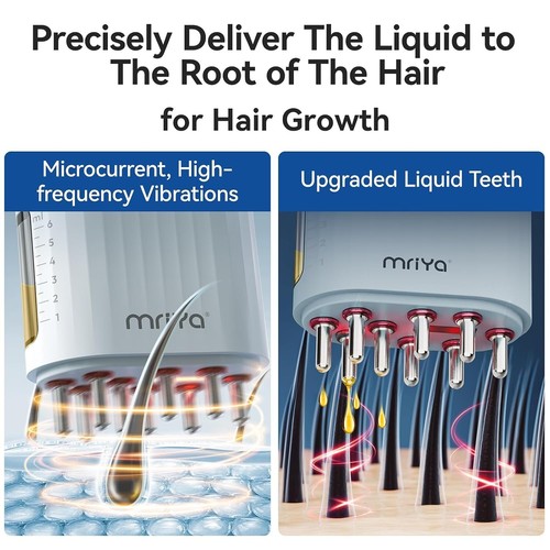 2 in 1 Hair Oil Applicator, Electric Oil Dispenser for Scalp - Picture 6 of 6