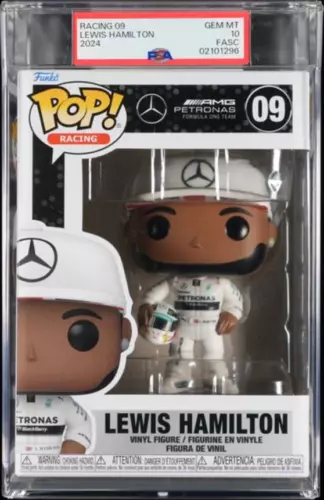 Lewis Hamilton with helmet AMG Petronas Racing 09 Funko Pop! PSA 10 GEM MINT