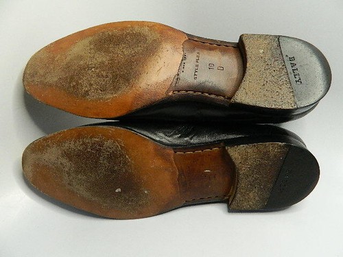 Mens Bally Ramando Black Leather Upper Loafer Shoes Size 10D Made in Italy - Picture 8 of 9