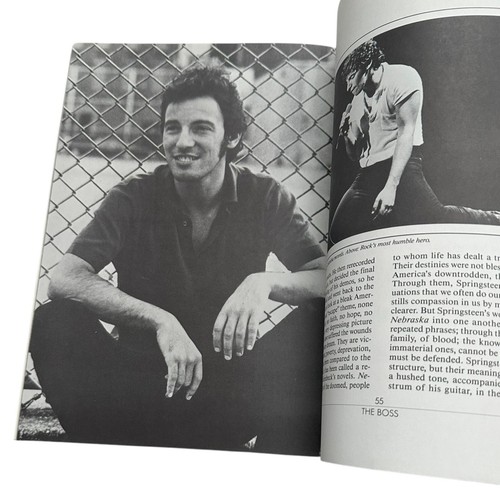 Libro ilustrado The Boss Bruce Springsteen Elianne Halbersberg 1984 - Imagen 4 de 6