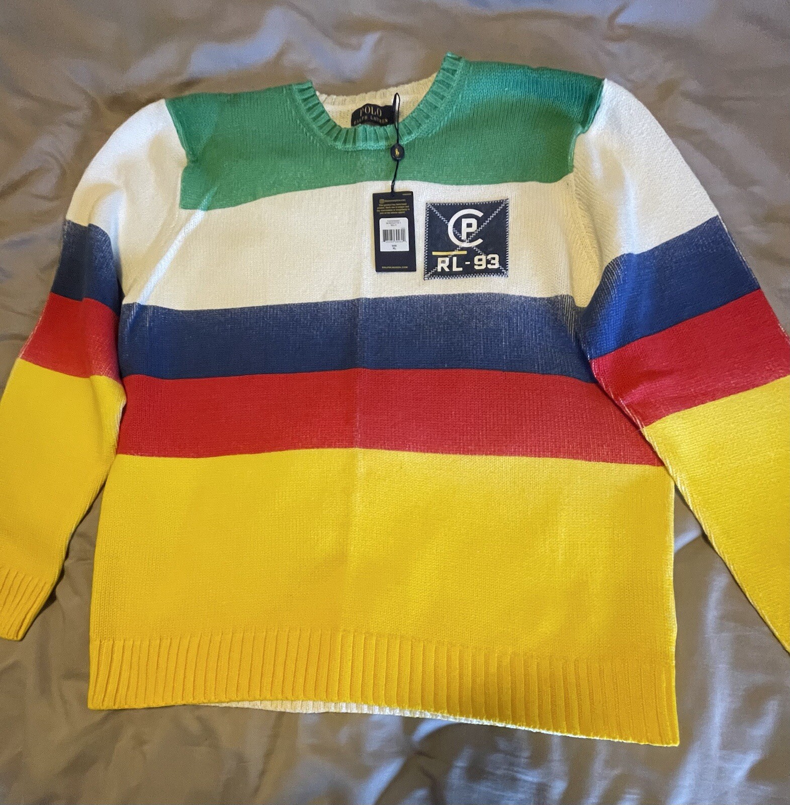 Rare-Ralph Lauren RL CP 93 Sail Sweater Multi-color