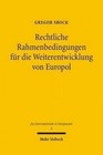 9783161490941 Rechtliche Rahmenbedingungen Fur Die Weiterentwicklung Von Europol