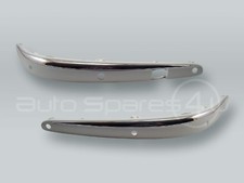 Front Bumper Molding With Parktronic Chrome Pair Fits 03-06 Mb E-class W211