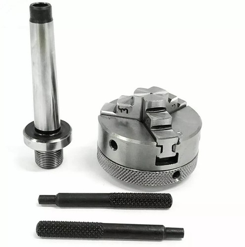 Self Centering Mini Lathe Scroll Chuck 2"/ 50 mm With Shank MT1/ MT2/ MT3 - Picture 5 of 5
