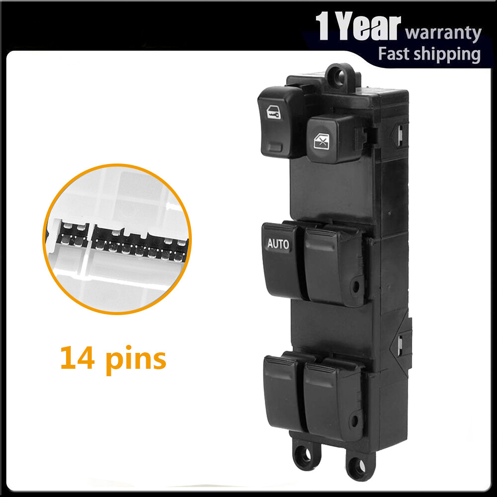 Master Power Window Switch Controller Panel Front for 2000-2006 Nissan Sentra