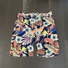 No Boundaries Board Shorts Mens Size 28 Multicolor Surf Floral Beach Dad