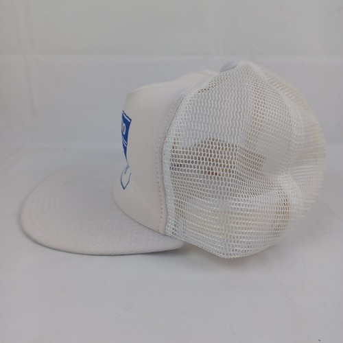 Volvo Trucker Hat White Trucks Logo Vtg Snapback Cap Mesh Back Adjustable USA - Picture 4 of 8