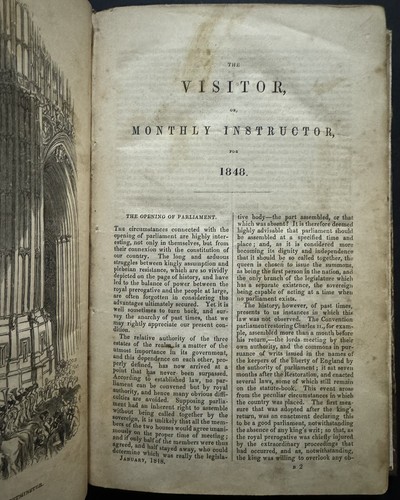 The Visitor or Monthly Instructor for 1848 the Religious Tract Society - Imagen 7 de 24