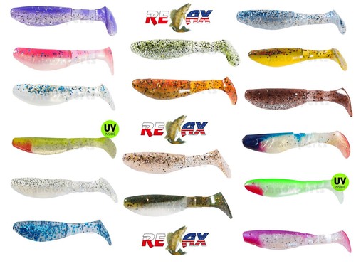 4x Relax Kopyto Classic 3"- 8 cm Gummifisch Barsch Forelle Hecht Zander Köder - Bild 102 von 164
