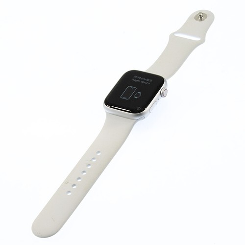 Apple Watch Series 8 GPS+Cell - 45MM - S/M Sport Band - White - MP4Q3LL/A - Picture 2 of 5