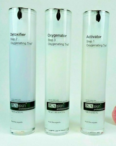 PCA SKIN Oxygenating Trio Activator, Detoxifier, Oxygenator (1.68oz / 50ml Each) - Picture 6 of 10