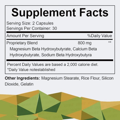 1-3X Lipozom Ketogenic Formula 60 Capsules Supply Food Supplement H T ✨a - Picture 3 of 16