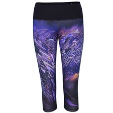 adidas Damen Techfit Capri Fitness Hose Lauftight Running Laufhose multicolor
