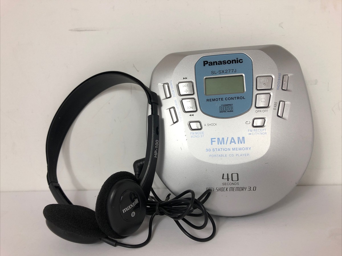 ポータブルプレーヤー Panasonic Portable CD Player Amazon.com: Panasonic SL-SX276J Portable CD Player with