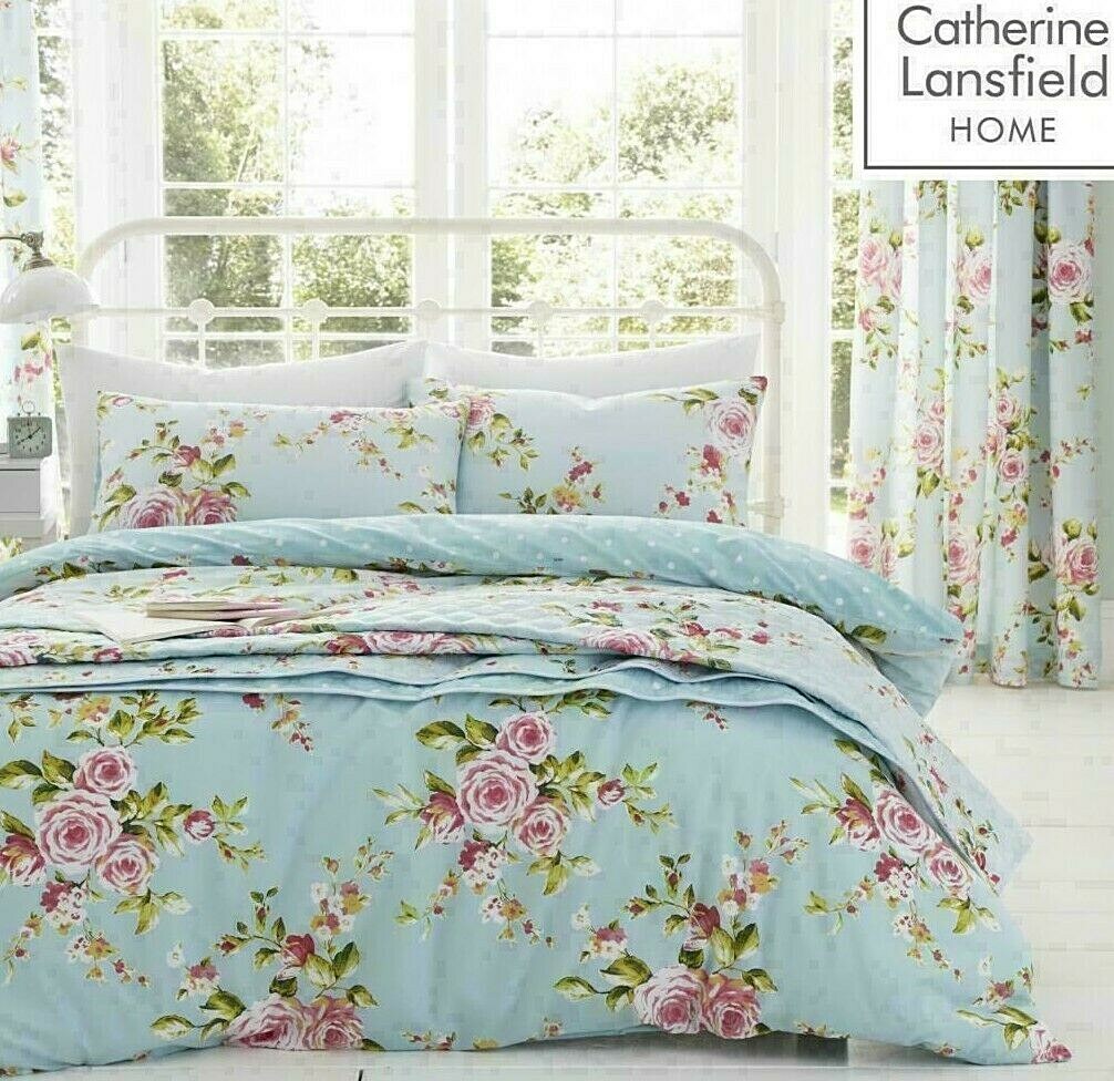 Matalan The Home Erin Pink Floral Double Duvet Set For Sale Ebay