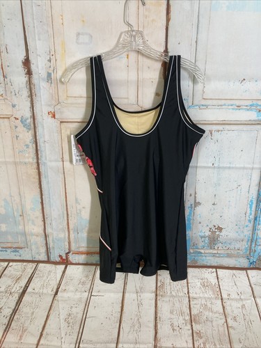 Zoke Karrack Rash Guard One Piece Swimsuit Pool Aerobics Womens Size 5XL - Picture 7 of 10