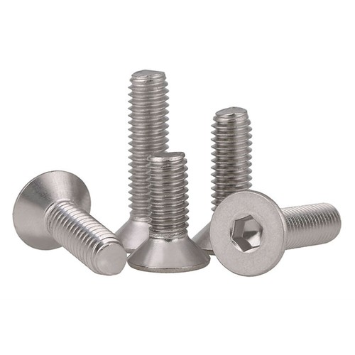 M2-M12 Countersunk Head Socket Screws A2 Stainless Steel Allen Hex Machine Bolts - Picture 1 of 7