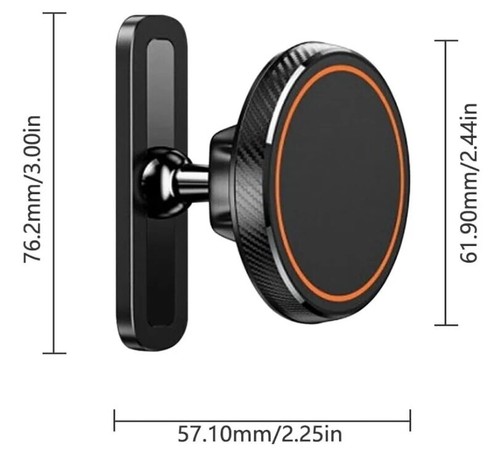 Clockwiset.com Phone Holder Golf Cart,Gym Magnetic Phone Holder - Photo 7 sur 17