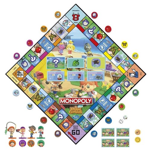 Monopoly Animal Cruce Edición Divertido, Familia Vídeo Juego Versión de Mesa - Imagen 3 de 4