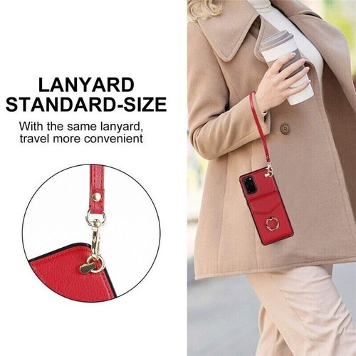 Wallet Case Leather Cover For Samsung S24 S23 S22 S21 Ultra Plus Note20 A53 A14  - Bild 19 von 63