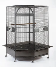 XL Parrot Escape Jumbo Corner Bird Aviary Cage H73" Macaws Parrot Cockatiels