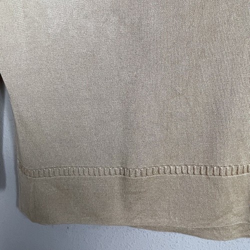 Maglione pullover donna Sak's Fifth Avenue marrone seta taglia M spalle scoperte - Foto 4 di 4