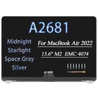 A2681 LCD Screen Replacement Assembly for MacBook Air M2 2022 W/Repair Kit A++