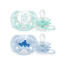 Philips Avent Ultra Soft Pacifier Avent  Orthodontic Silicone Soother 0-6m